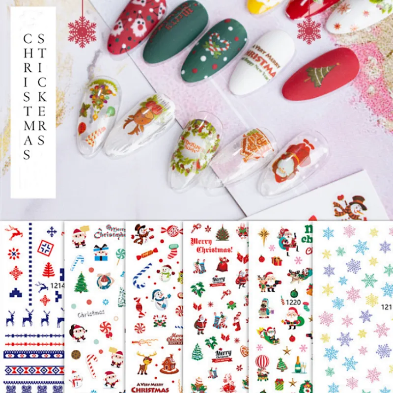 Christmas Snow Nail Stickers