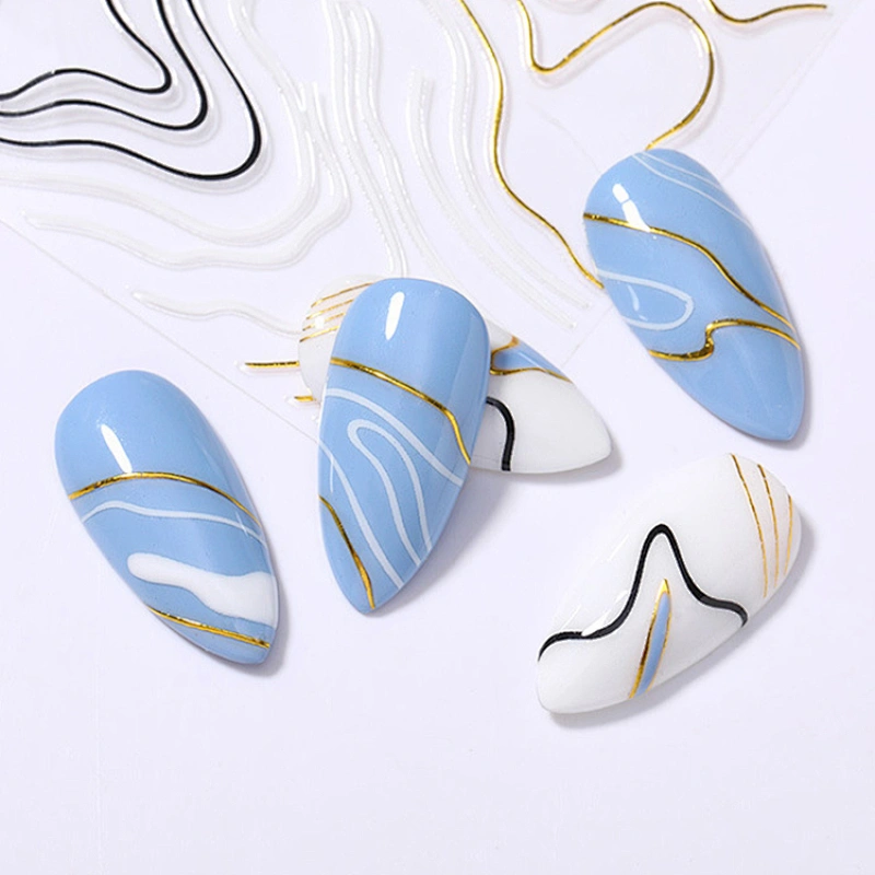 Striped Nail Stickers