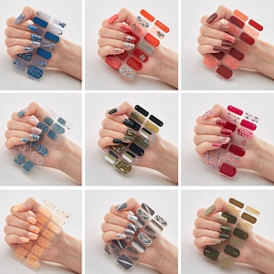 Full Back Adhesive Non-Curing Nail Stickers