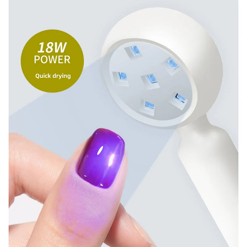 18W Wireless Nail LED Lamp