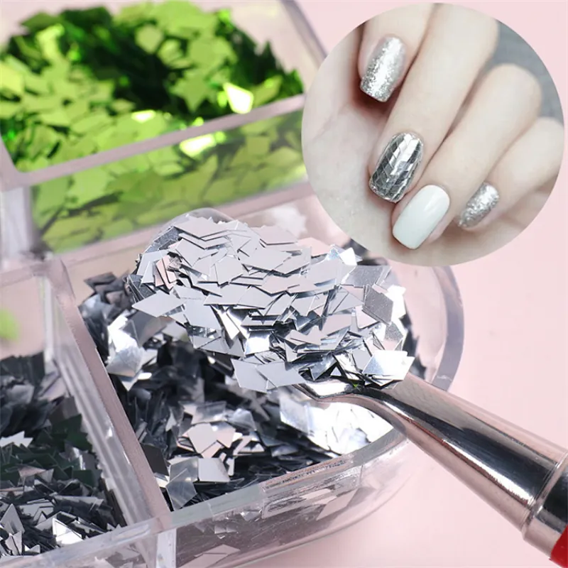12 Grid Christmas Nail Sequin