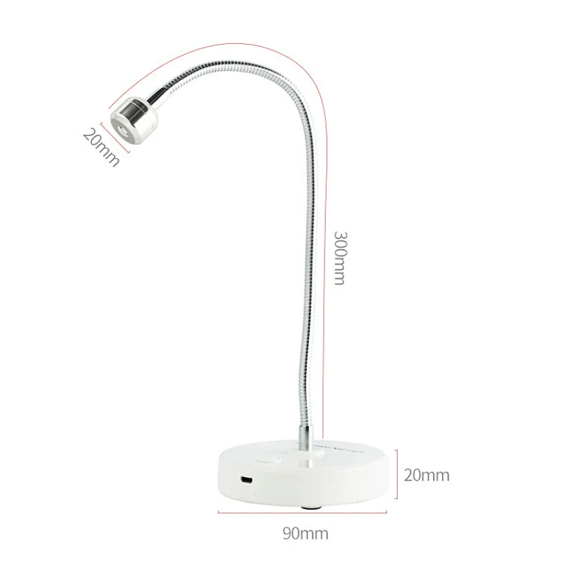 3W Mini Wireless Nail LED Lamp