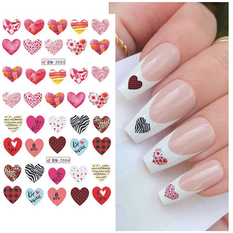 Valentine's Day Nail Stickers