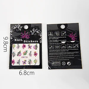 Flower Water Transfer Nail Sticker