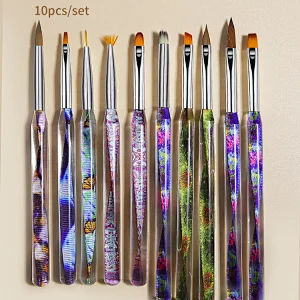 Ribbon Nail Art Brush Set