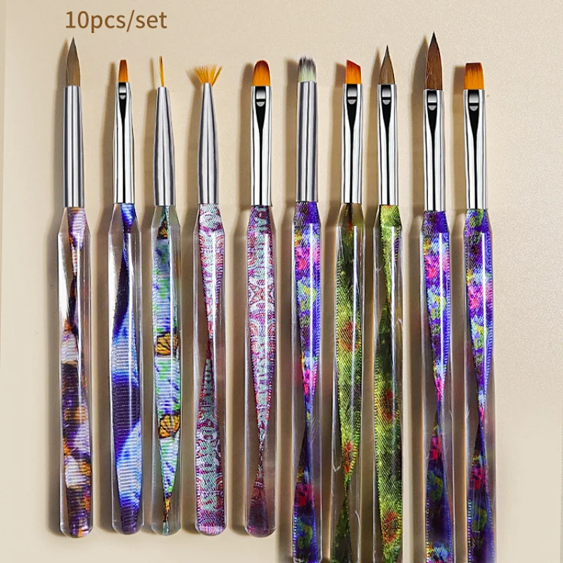 Ribbon Nail Art Brush Set