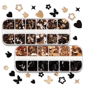 Butterfly Rabbit Heart Star Nail Sequins