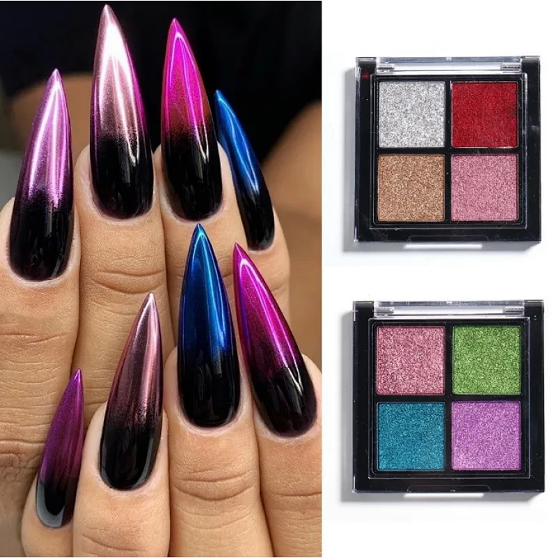 4 Grids Solid Magic Mirror Powder