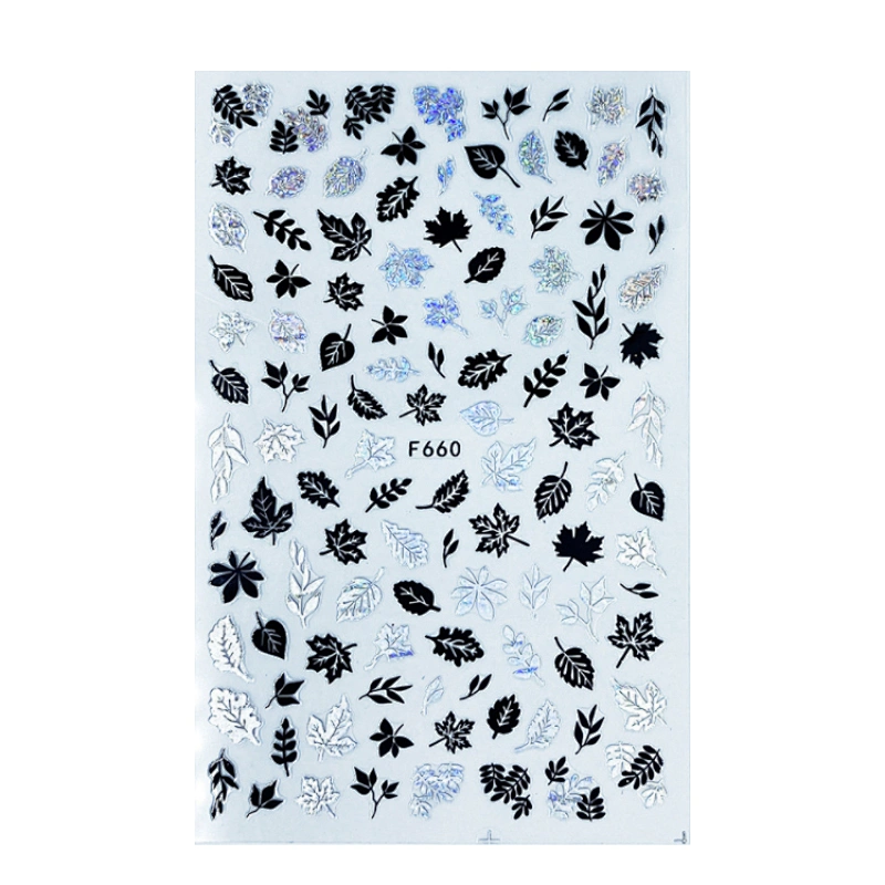 Autumn Leaf Nail Polish Stickers