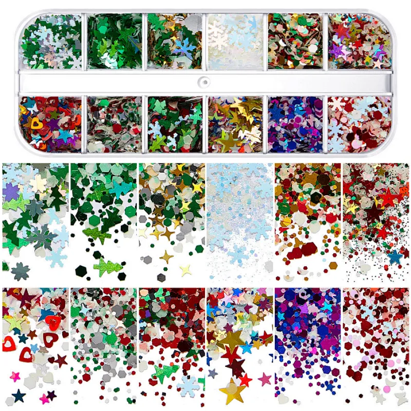 Christmas Night Lights Sequins
