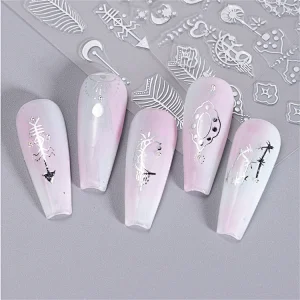 Anomalous Line Nail Stickers