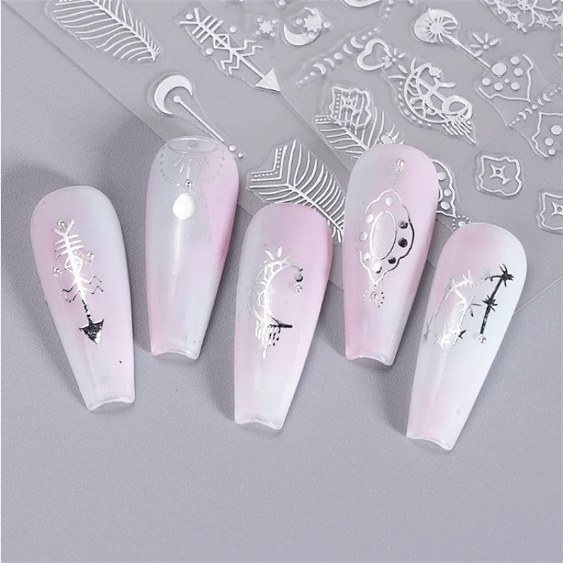 Anomalous Line Nail Stickers