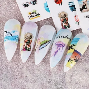 Summer Sea Nail Stickers