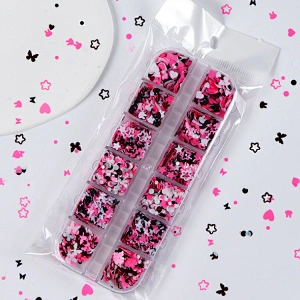 Butterfly Rabbit Heart Butterfly Nail Sequins