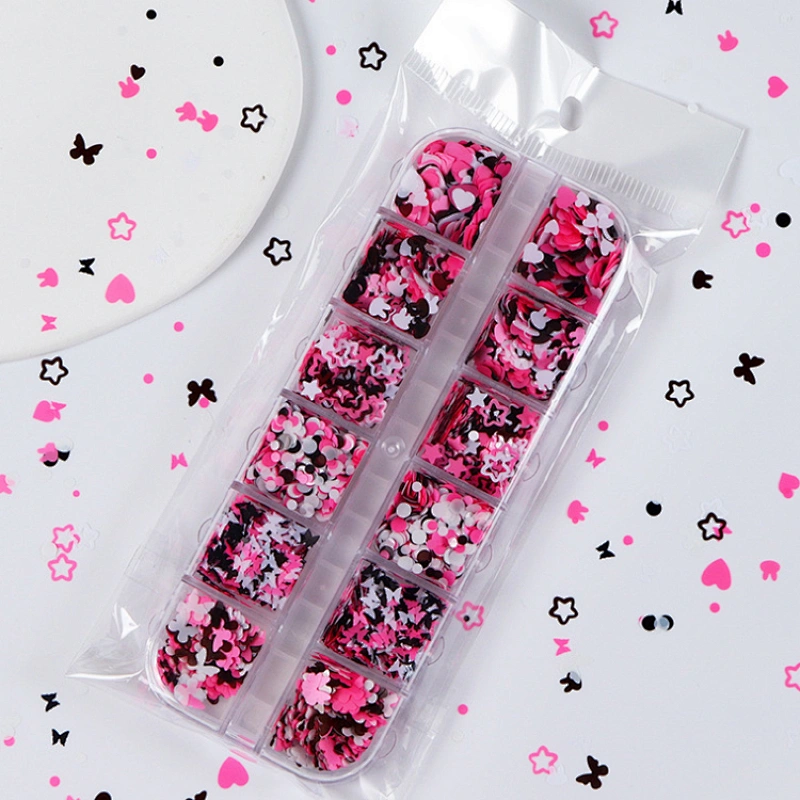 Butterfly Rabbit Heart Butterfly Nail Sequins
