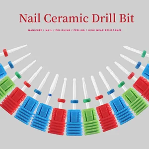 Nail Ceramic Grinding Head Ceramic Nail Drill Bits For Electric Nails Drills