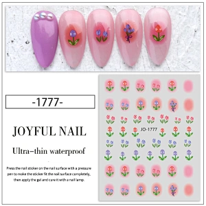 Tulip Floral & Plants Nail Stickers