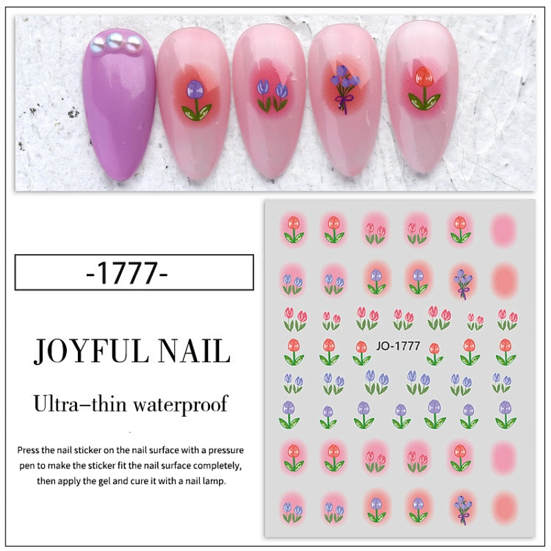 Tulip Floral & Plants Nail Stickers