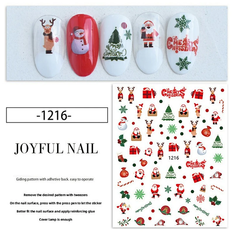 Christmas Snow Nail Stickers