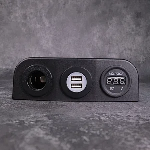 dashboard housing dual usb panel mount