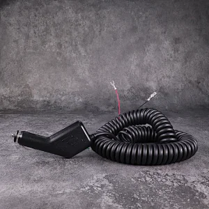 high quality cigarette lighter to mains adapter, 12v male car cigarette lighter socket plug connector, coiled cable manufacturers