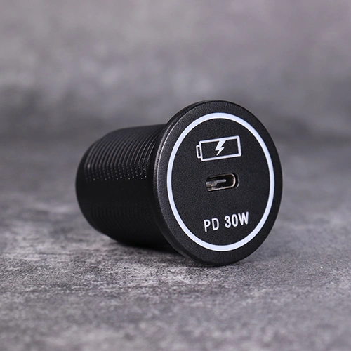 car usb charger, usb charger, Type-c USB car charger，PD30W USB charger，Fast usb charger PD30W