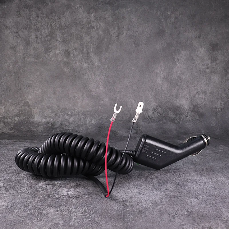 wholesale cigarette lighter to mains adapter, 12v male car cigarette lighter socket plug connector, coiled cable manufacturers