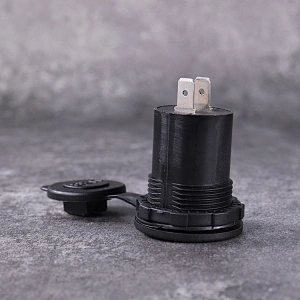 car dual charger, usb to cigarette lighter socket, car mobile charger socket factory