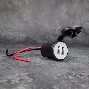 dual usb car charger 2.1A 4.2A 12v usb outlet auto charger