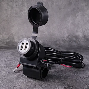 motorcycle charger,motorcycle usb charger,dual usb charger