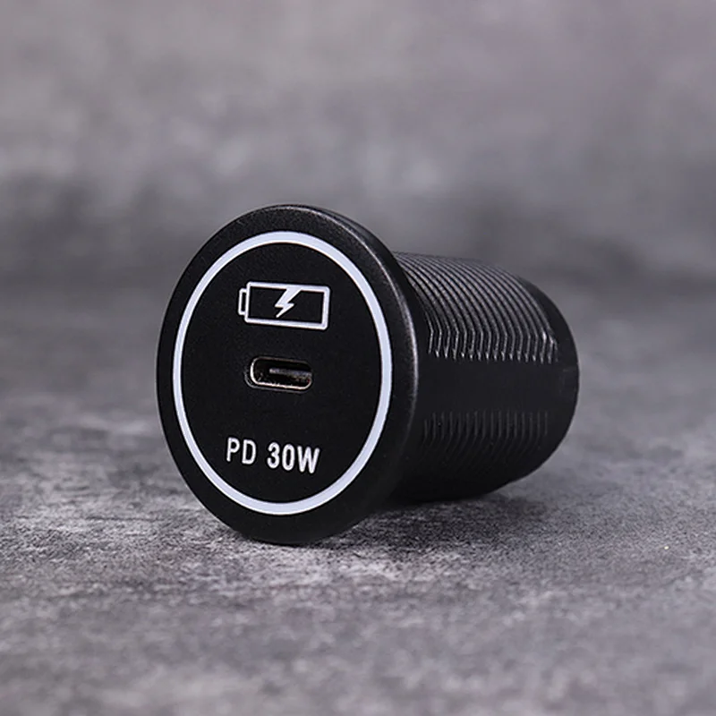 Type-c USB car charger，PD30W USB charger，Fast usb charger PD30W