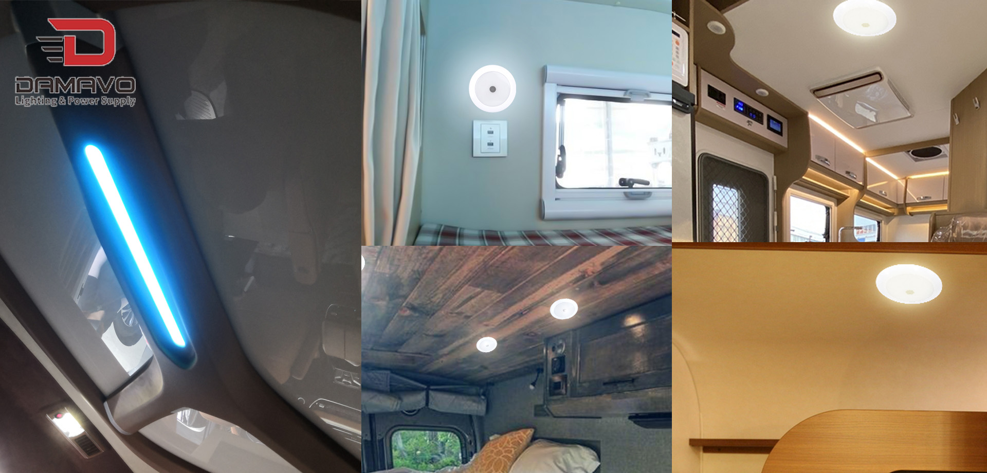 DAMAVO high-quality rv led, campervan led lights, 12v sensor light for wholesale