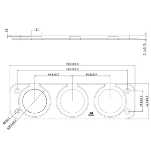 mounting panel usb panel marine switch panel factory