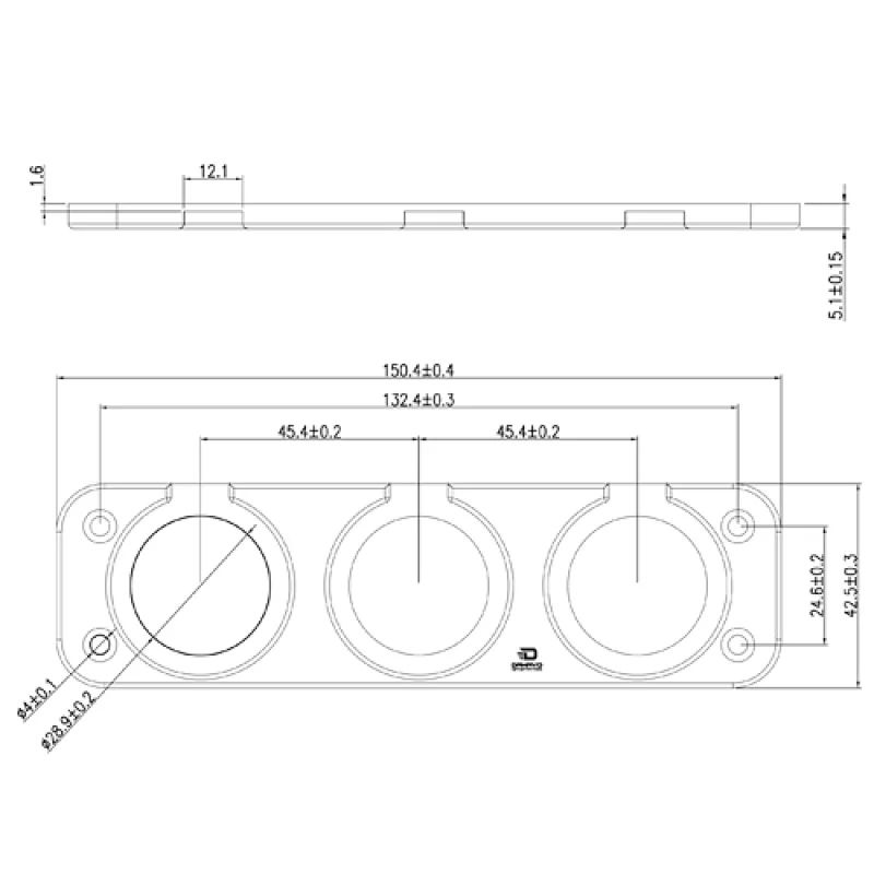 mounting panel usb panel marine switch panel factory