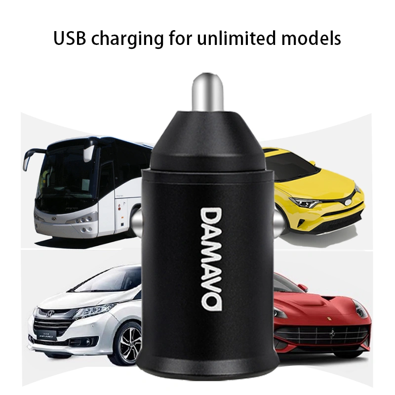 cigarette lighter car charger, usb charging port for car, car charger usb port manufacturer-DAMAVO