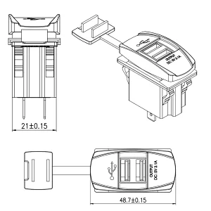 usb charger port, 12 volt plug and socket, 12 volt usb port for sales