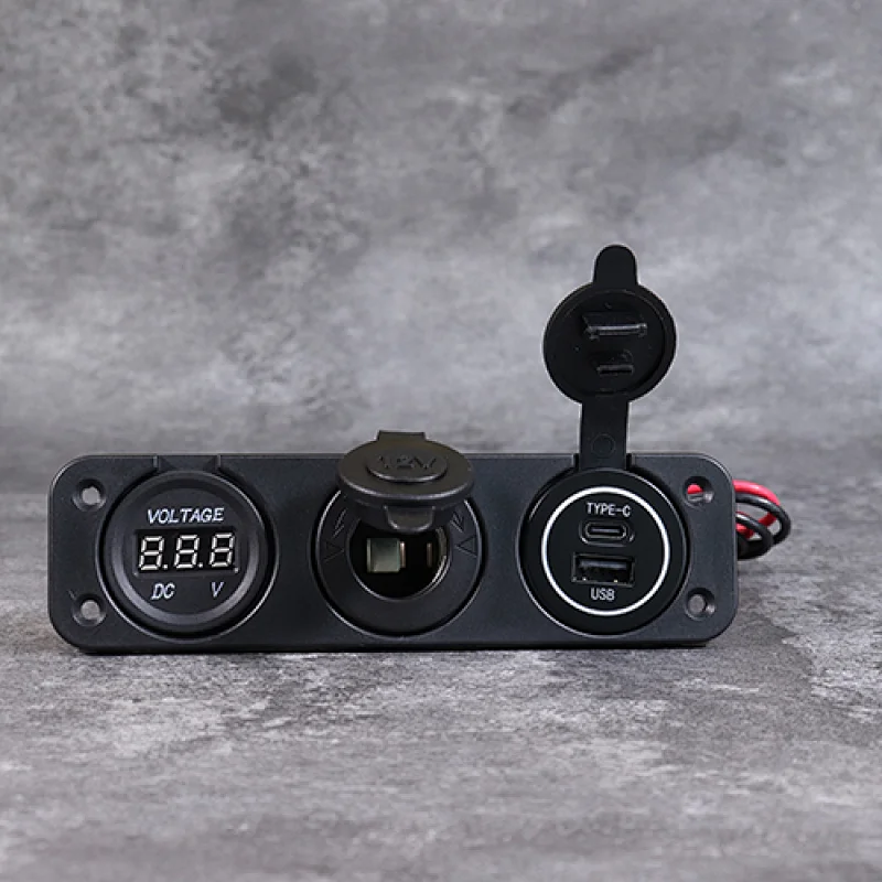 High quality car 12v socket adapter, usb c 30w, 18w usb c charger