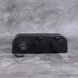waterproof usb outlet, waterproof cigarette lighter socket, waterproof voltmeter DAMAVO