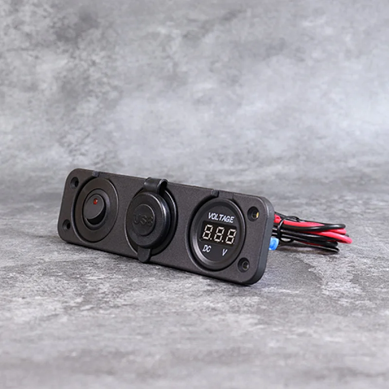 good quality marine usb c outlet, usb marine, voltmeter 12v