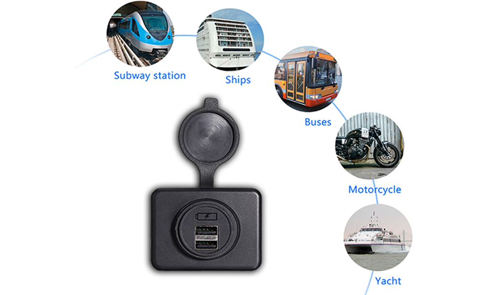 デュアル カーチャージャー、USB 2.0 チャージャー、USB シガー ライター ソケット factory