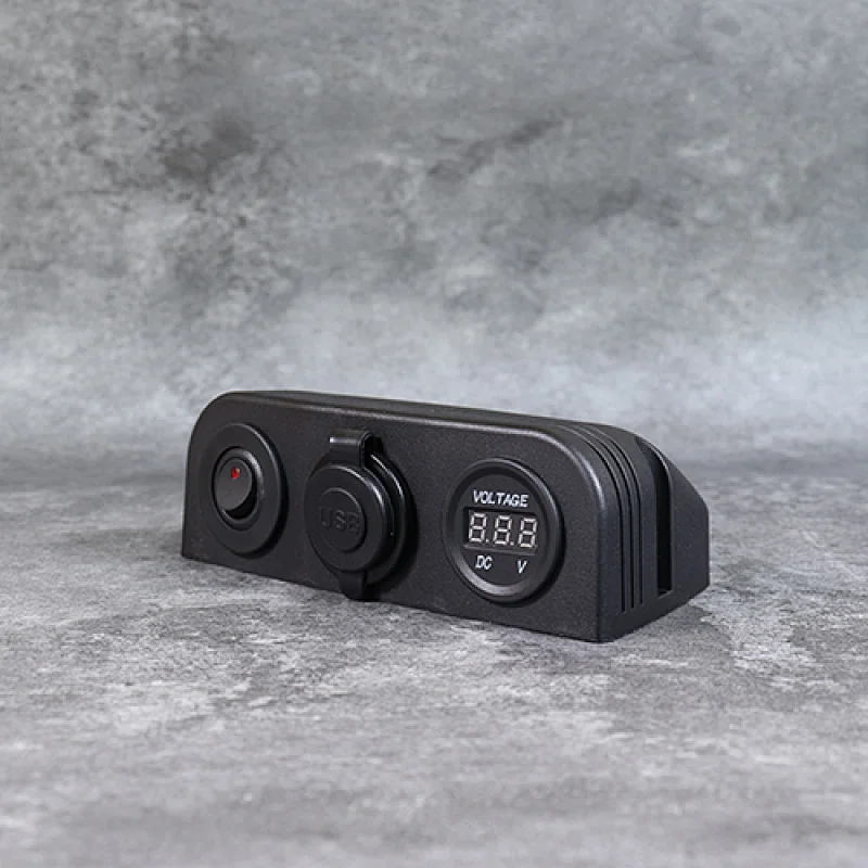 marine usb socket, 12v digital voltmeter, 12v voltmeter gauge factory