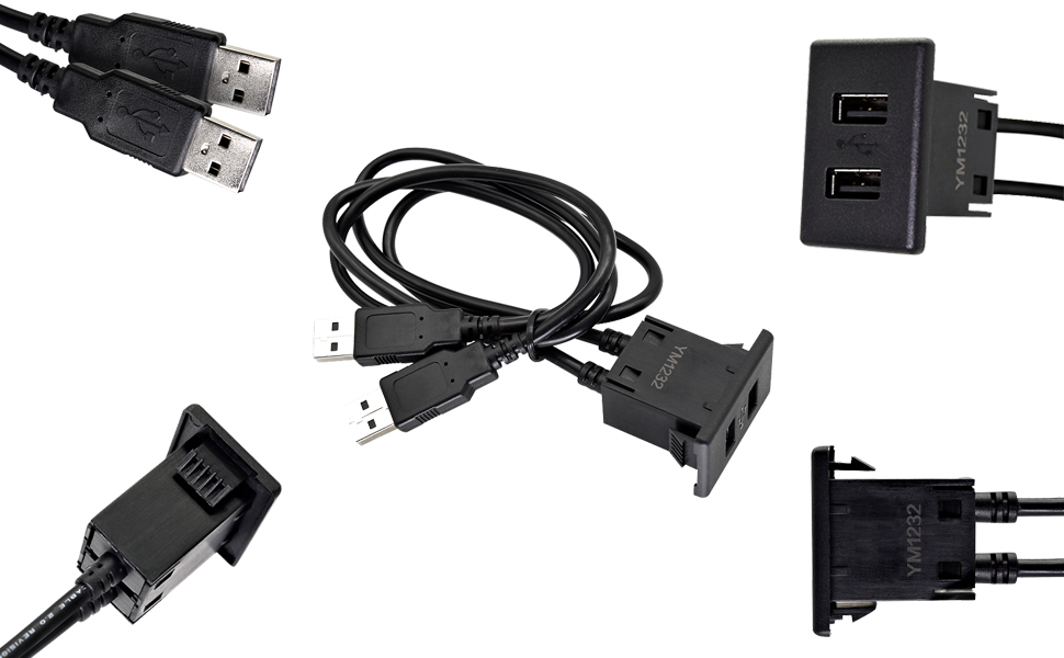 USB دافق ، مقبس USB ، حامل USB مزدوجfrom DAMAVO