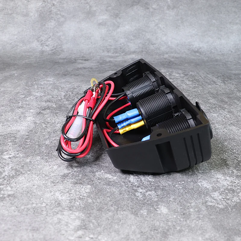DAMAVO boat USB, 12 volt voltmeter， car voltmeter cigarette lighter