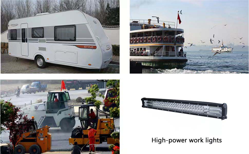 DAMAVO long light bar, roof top light bar, boat trailer light bar