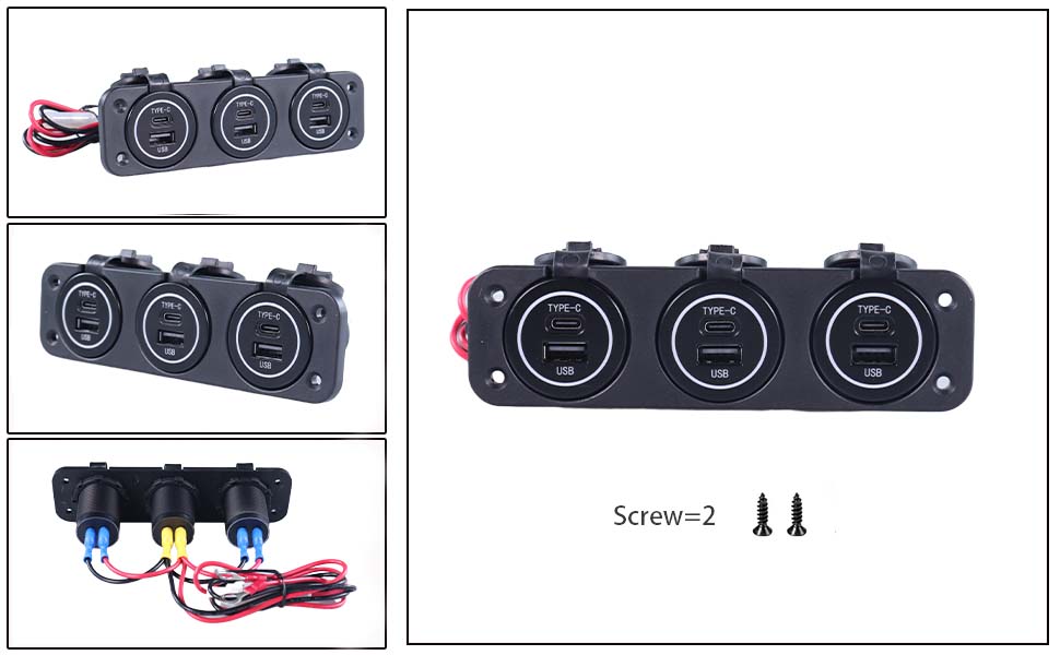 USB C power adapter, original car mobile charger, charger car USB manfacturer
