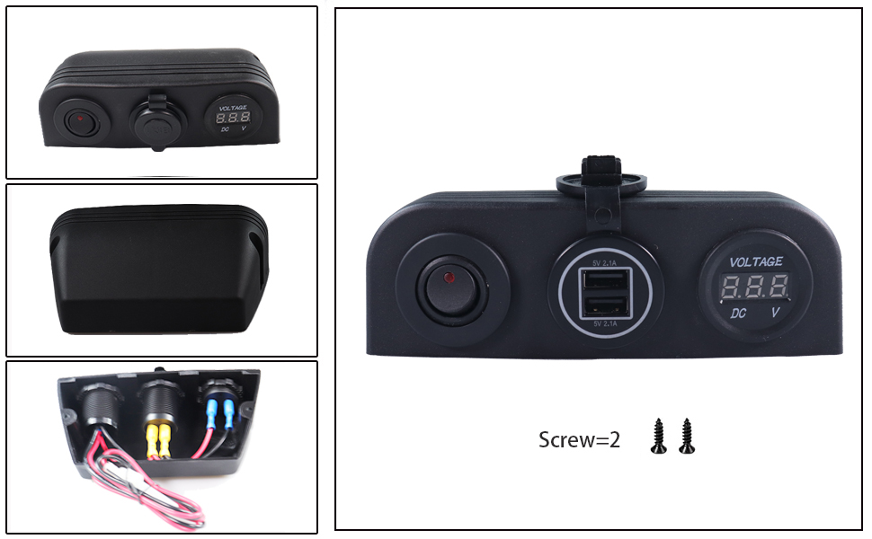 cigarette lighter switch adapter，car USB plug, USB plug for car factory-DAMAVO
