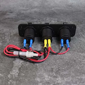 USB panel mount, 12v plug car adapter, car 24v socket from DAMAVO