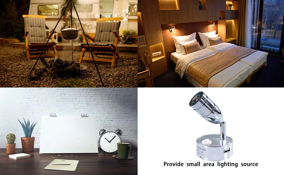 wholesale camper inside lights, 12v night light, RV night light