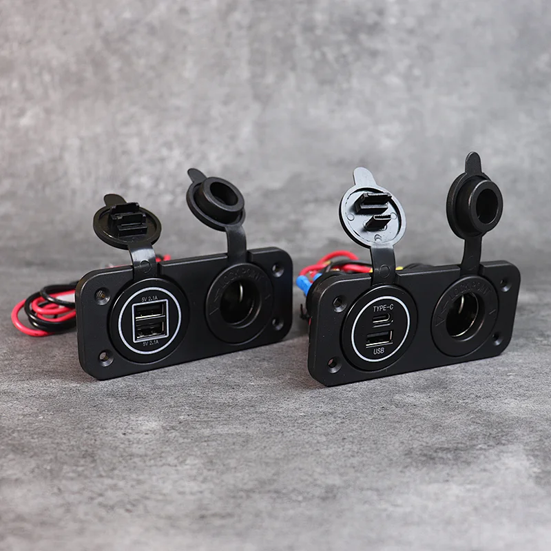 12 volt adapter plug socket, car cigarette lighter socket, universal USB car charger for sale
