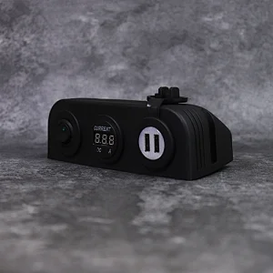 DC switch panel, double car charger port, front power outlet in car manufacturer